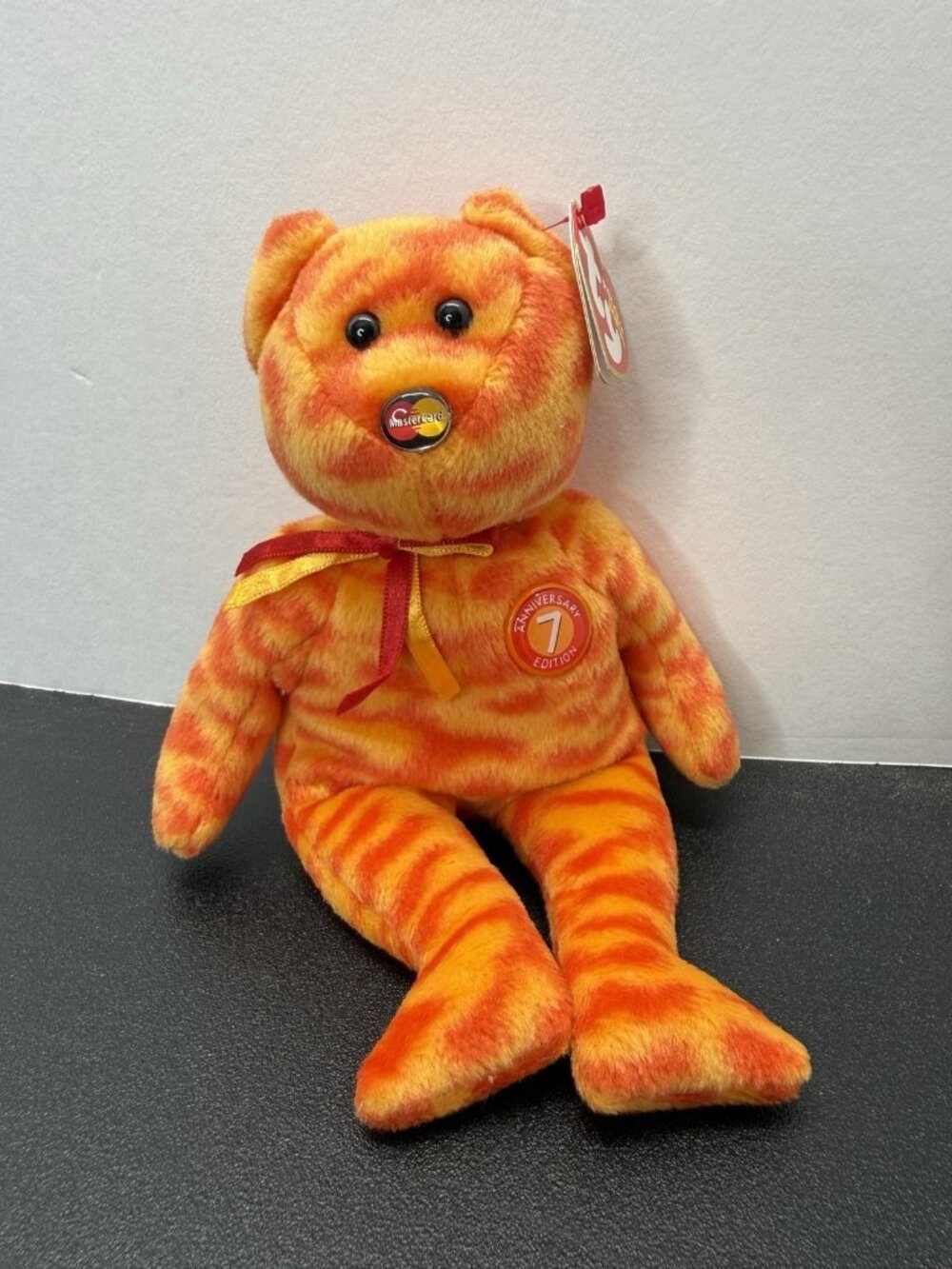 TY Beanie Baby Babies With Tag 2008 M.C. Mastercard Anniversary 7TH Edition